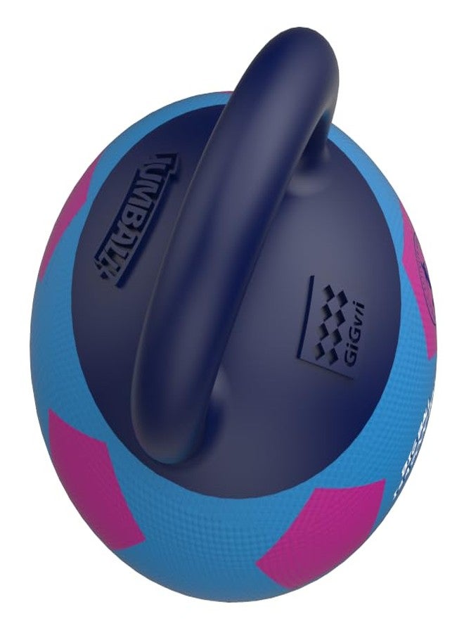 جيجوي كرة قدم GiGwi Jumball للكلاب، كرة مطاطية متينة للعب التفاعلي العنيف، مقبض سهل الإمساك للشد والجلب والرمي، مزودة بمضخة هواء، تشجع على التمرين، تقلل من الملل، لون أزرق، مقاس متوسط/كبير - Image 5